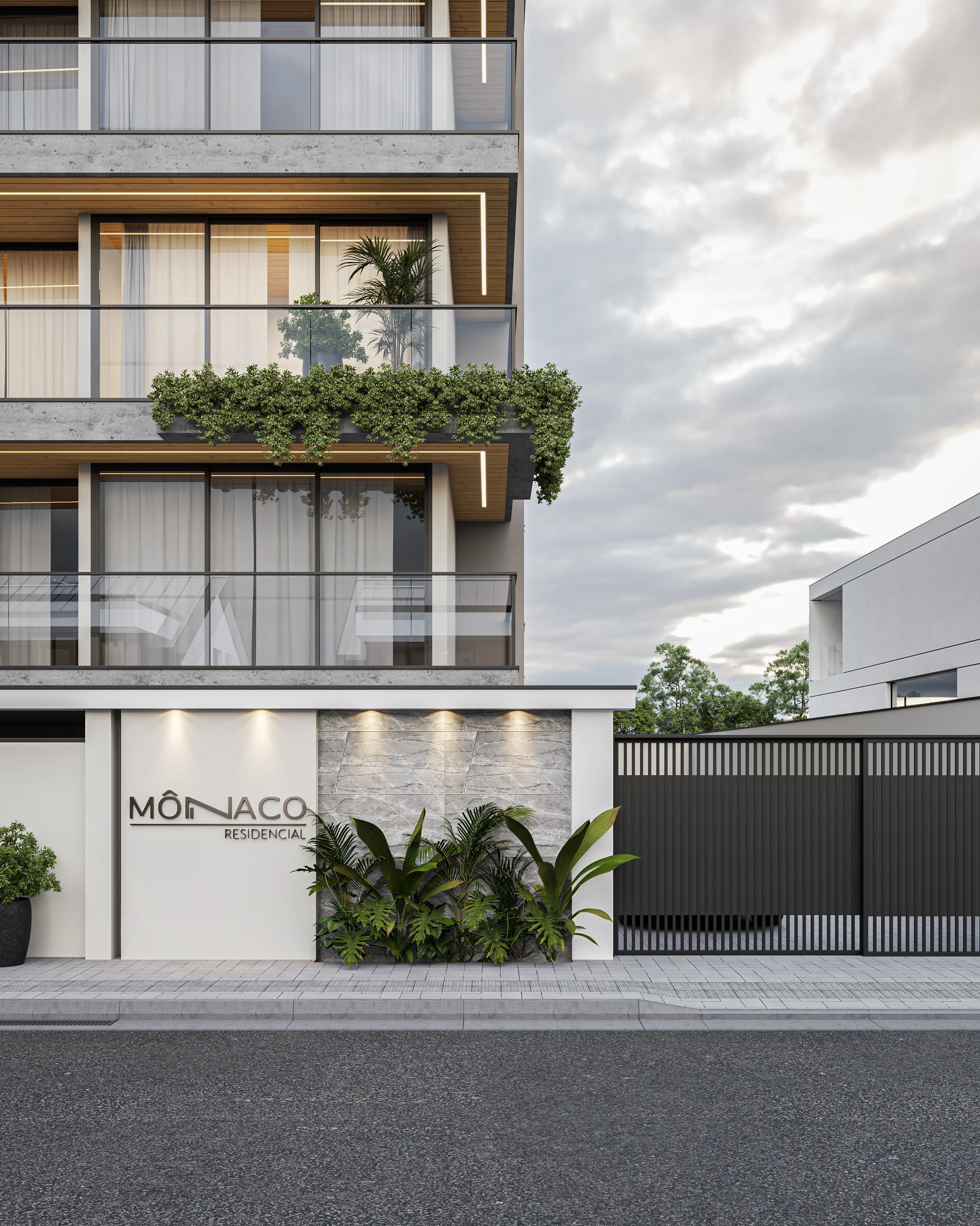 Arquitetura do Residencial Mônaco